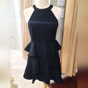 NWT DO+BE Sz.Lg Black Ruffle Dress (Boutique)